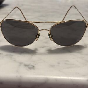 John Varvatos Gold Frame Sunglasses